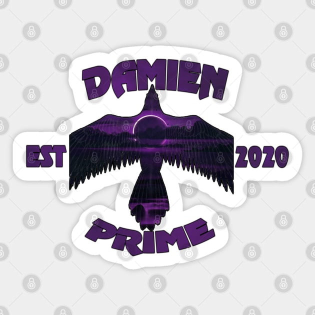 Damien Prime Purple Sticker by SGW Backyard Wrestling